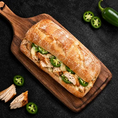 Чиабатта цыпленок халапеньо
